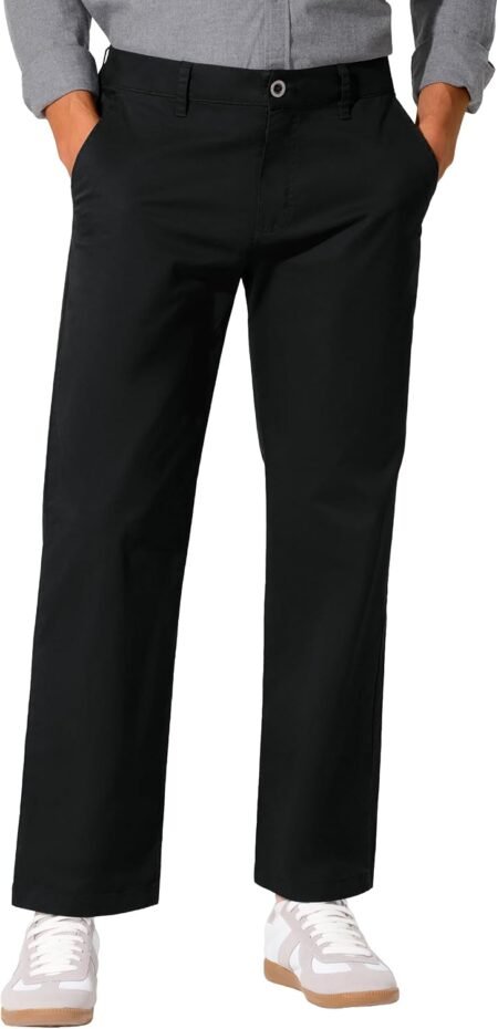 Mens Golf Pants Work Dress Pants Casual Pants Classic Flat Front Stretch Chino Pant