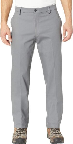 Men's Classic Fit Signature Khaki Lux Cotton Stretch Pants