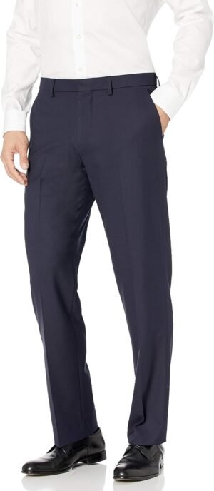 Men's Classic Fit Wrinkle Resistant Stretch Dress Pants